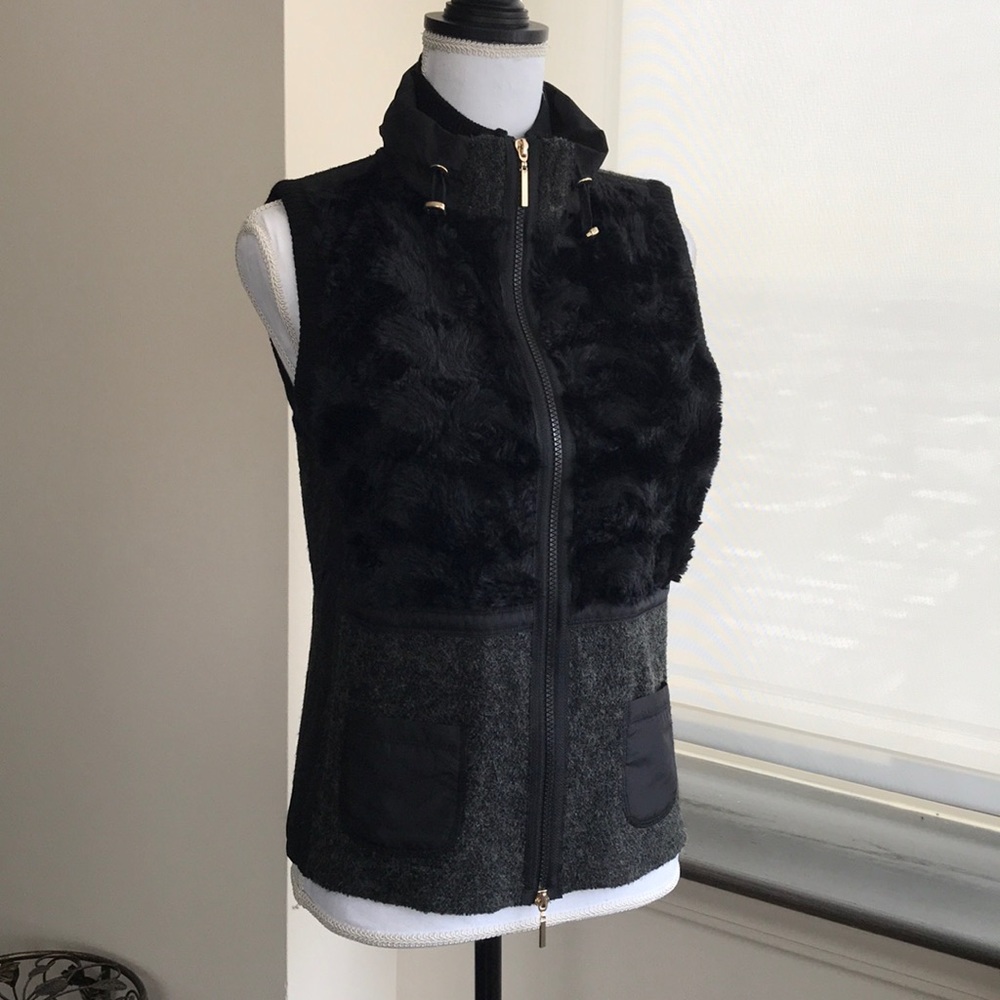 Faux fur vest